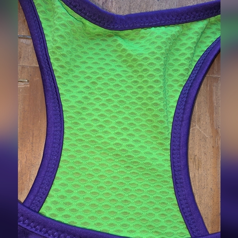 Xersion Tank Top Large Purple Green #TK56 - Picture 10 of 11